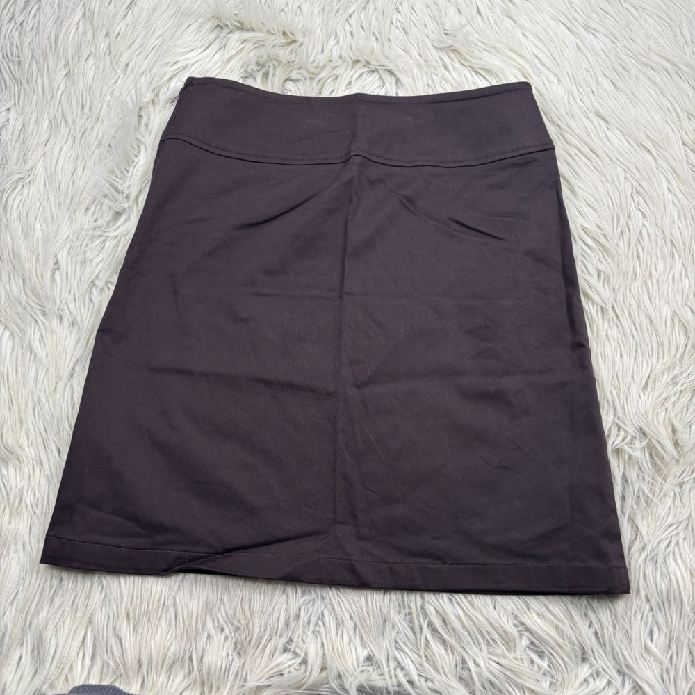 United Colors of Benetton Women's EUR 38 XS Brown A-line Mini Skirt Preppy Twee